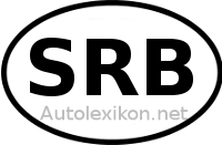 Länderkennzeichen mit SRB