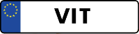 Kennzeichen mit VIT