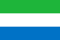 Landesfahne von Sierra Leone