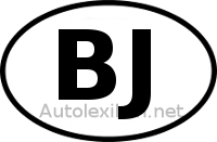 Länderkennzeichen mit BJ