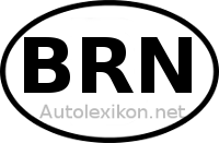 Länderkennzeichen mit BRN