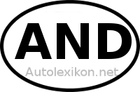 Länderkennzeichen mit AND