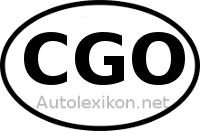 Länderkennzeichen mit CGO