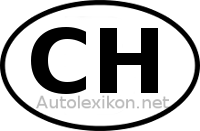 Länderkennzeichen mit CH