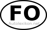 Länderkennzeichen mit FO
