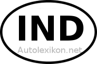 Länderkennzeichen mit IND