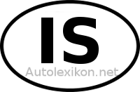 Länderkennzeichen mit IS
