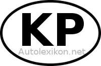 Länderkennzeichen mit KP