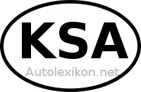Laenderkennzeichen mit KSA