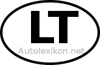 Länderkennzeichen mit LT
