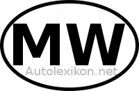 Länderkennzeichen mit MW