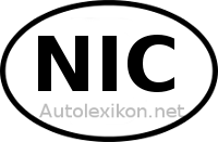 Länderkennzeichen mit NIC