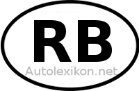 Länderkennzeichen mit RB