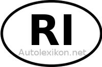 Länderkennzeichen mit RI