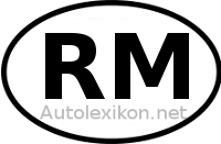 Länderkennzeichen mit RM