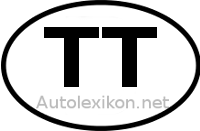 Länderkennzeichen mit TT
