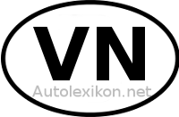 Länderkennzeichen mit VN