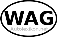 Länderkennzeichen mit WAG