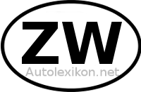 Länderkennzeichen mit ZW