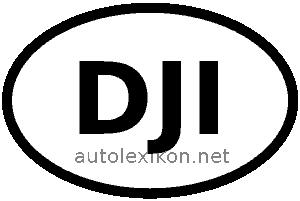 Länderkennzeichen mit DJI