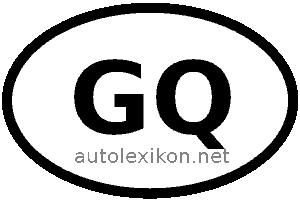 Länderkennzeichen mit GQ