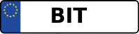 Kennzeichen mit BIT