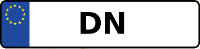 Kennzeichen mit DN