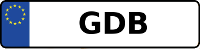 Kennzeichen mit GDB