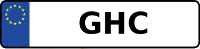 Kennzeichen mit GHC