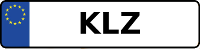 Kennzeichen mit KLZ