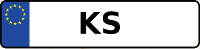 Kennzeichen mit KS