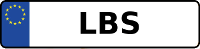 Kennzeichen mit LBS