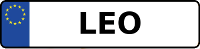 Kennzeichen mit LEO