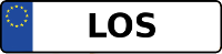 Kennzeichen mit LOS