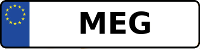 Kennzeichen mit MEG