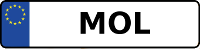 Kennzeichen mit MOL