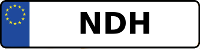 Kennzeichen mit NDH