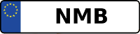 Kennzeichen mit NMB