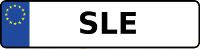 Kennzeichen mit SLE