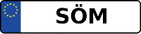 Kennzeichen mit SÖM