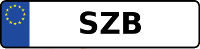 Kennzeichen mit SZB