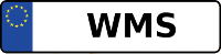 Kennzeichen mit WMS
