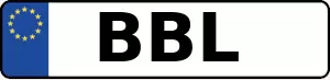 Kennzeichen BBL
