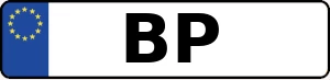 Kennzeichen BP