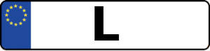 Kennzeichen mit L