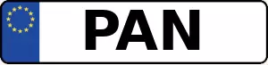 Kennzeichen PAN