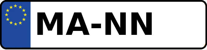 Wunschkennzeichen MA-NN