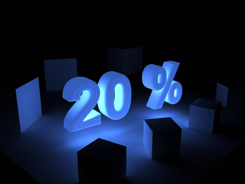 20 Prozent