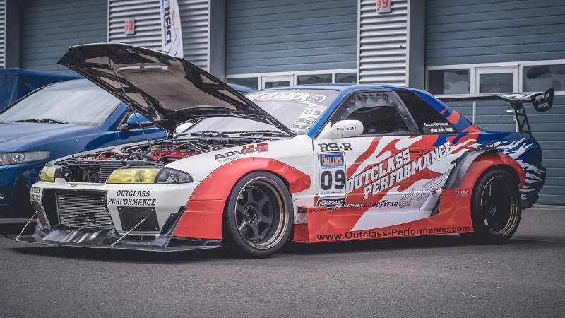 Automobil zum driften
