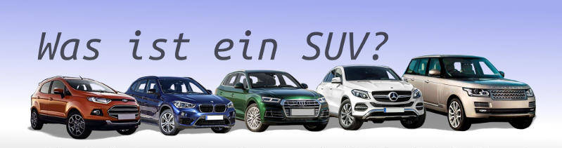 Bedeutung von SUV